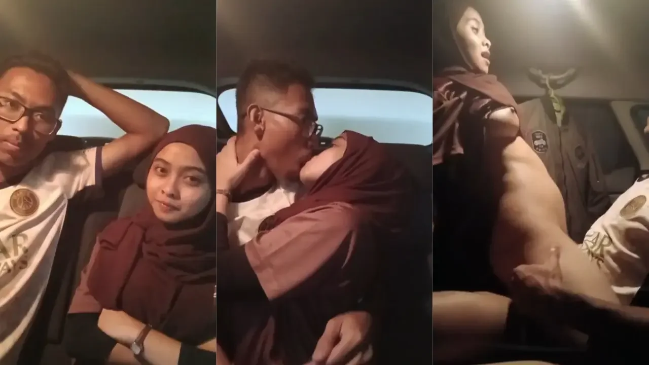 Grabcar online ngewe pelanggan wanita hijab di mobil sampe g... poster